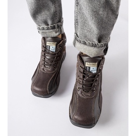 Braune isolierte Curzio-Schuhe für Jungen 1