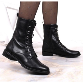Jezzi W JEZ376A isolierte Reißverschlussstiefel, schwarz 2