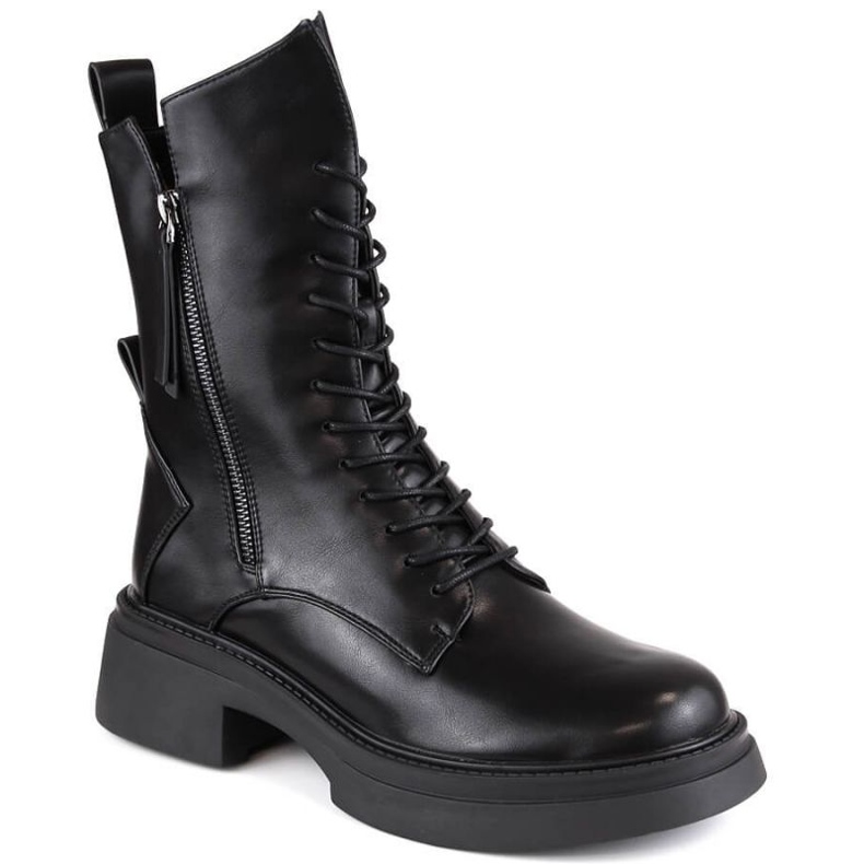 D&amp;A S.Barski Premium Collection W OLI227 Stiefel, schwarz 1