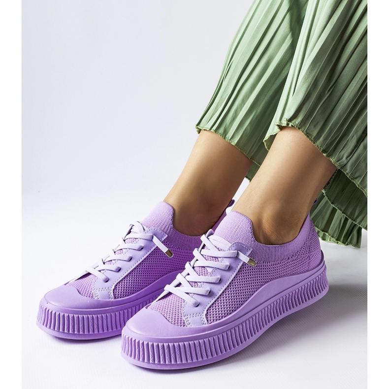 Lila Slip-on-Sneaker von Callimaco 1