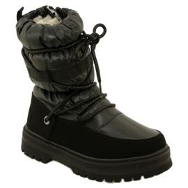 Wasserdichte Mädchen Schneestiefel Miss Evento 23DZ23-6585 Schwarz 1