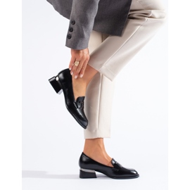 Schwarze, elegante Shelovet-Damenschuhe 1