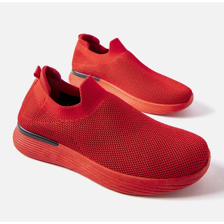 Rote Slip-On-Sneaker für Herren von Gaidano 1