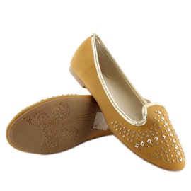 Laufer mit Stollen W102 Kamel braun 1