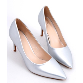 Klassische Shannon Silver Heels silber- 1