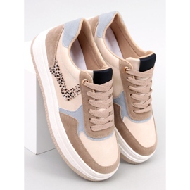 Boyd Khaki-Plateau-Sneakers beige 1