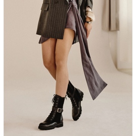 Marco Shoes Schnürstiefel auf leichter Sohle 2118B schwarz 1