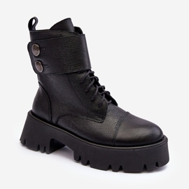 Lemar Anceria Arbeitsstiefel aus Leder für Damen in Schwarz 1