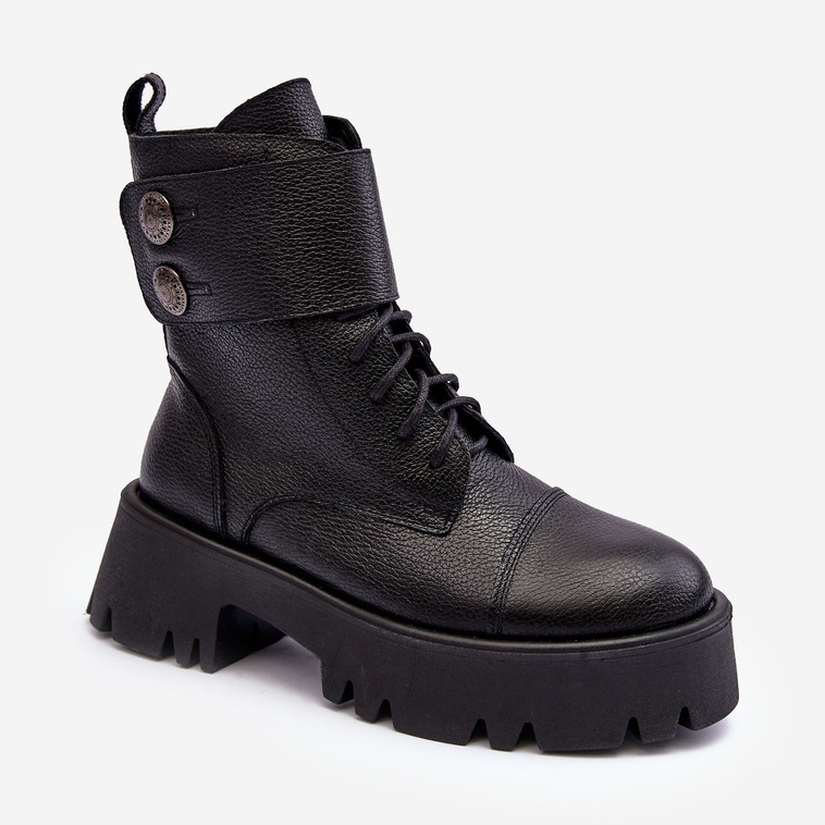 Lemar Anceria Arbeitsstiefel aus Leder für Damen in Schwarz 1