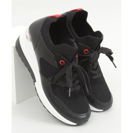 Fenix ​​Schwarze Turnschuhe mit Keilabsatz 1