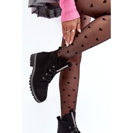 PS1 Damen-Stiefeletten aus Wildleder mit schwarzer Plesca-Verzierung 5