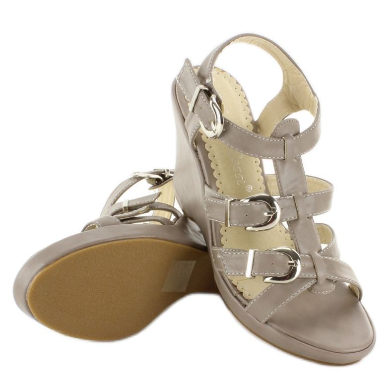 Keilsandalen 8560-1 grau 2