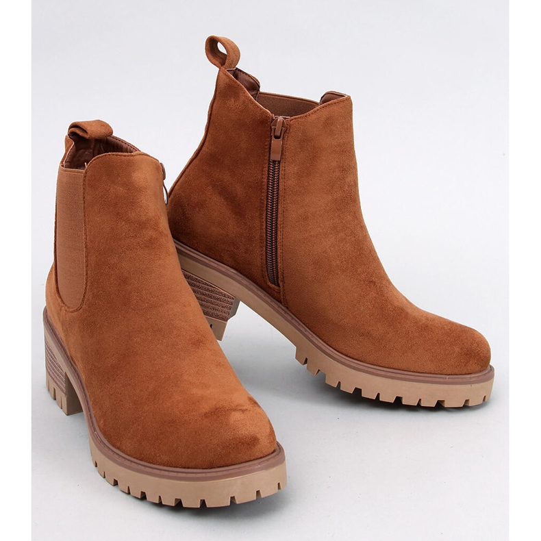 Bria Camel Chelsea-Stiefel braun 1