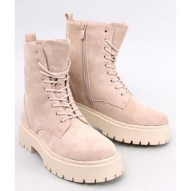 Burse Beige Schnürstiefeletten 1