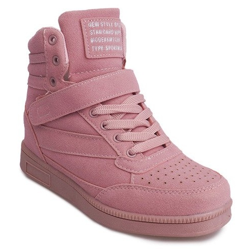 Sneakers mit Keilabsatz XW33268 Rosa 2