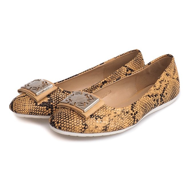 Ballerinas mit Schleife LU17 Beige 2