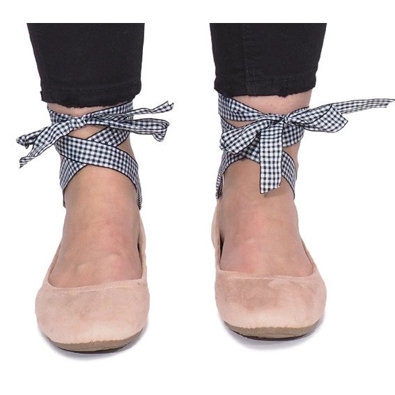 BM Rosa Ballerinas mit Acro-Schleife 1