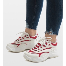 Weiße modische Sportschuhe BO-15 1