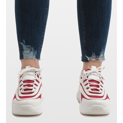 Weiße modische Sportschuhe BO-15 2