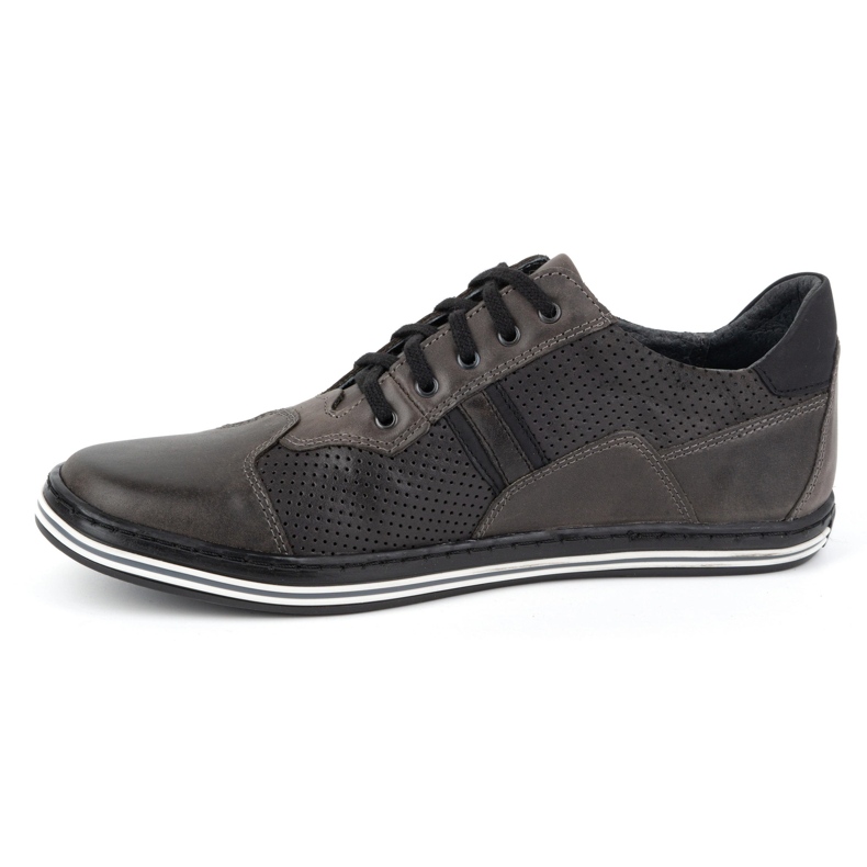 Polbut Herren Freizeitschuhe 1801P grau 1
