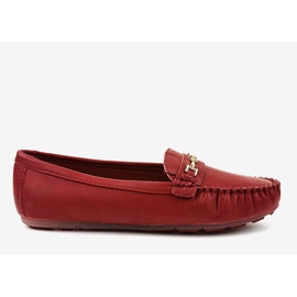 Rote Ballerinas aus Kunstleder FM3102A 1