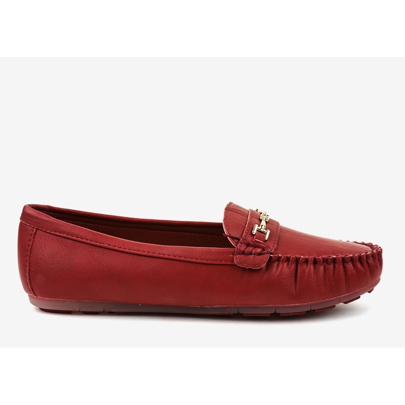 Rote Ballerinas aus Kunstleder FM3102A 1