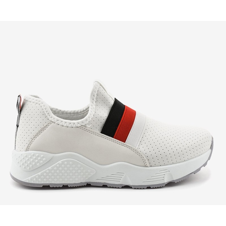 Weiße Sport-Slipper NB256P-1 1