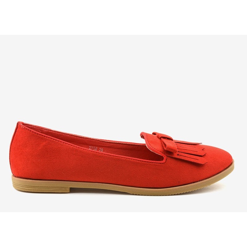 Red Lordsy Loafer aus Öko-Wildleder 2358 rot 1