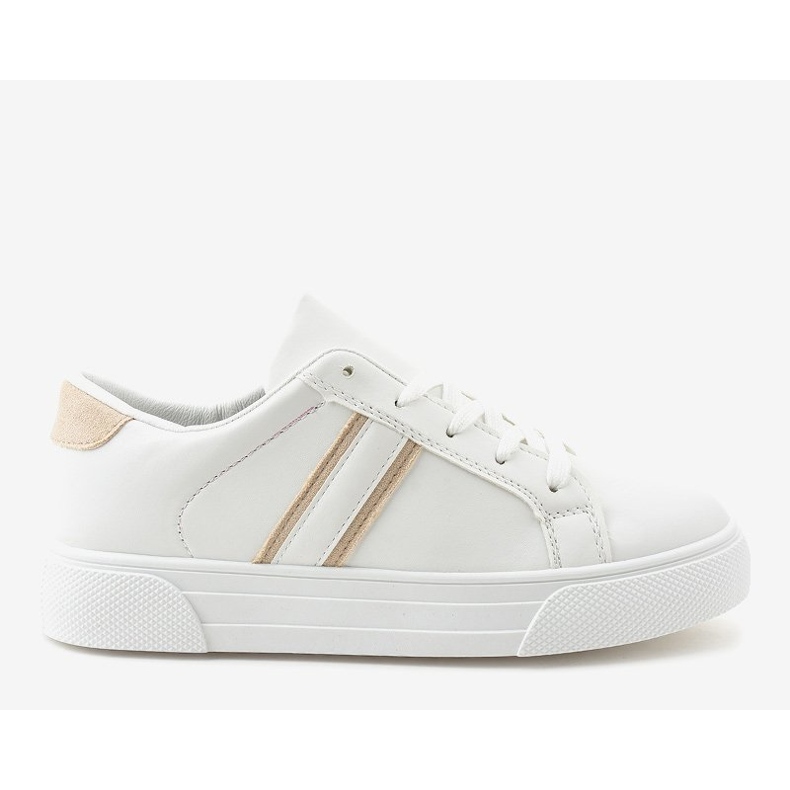 Klassische weiße CC-20 Sneaker golden 1