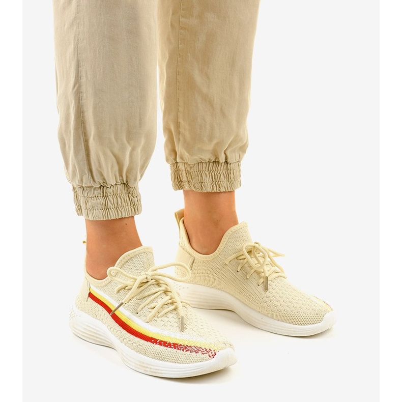 HB-48 beige Sportschuhe 1