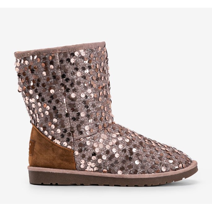 Beige isolierte Stiefel Emu Stouteyes braun 2