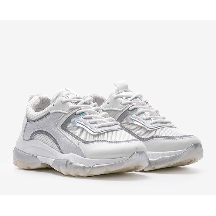 Weiße Sport-Sneaker 9796 2