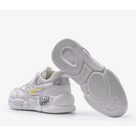 Weiße Holo-Damen-Sneakers BO-253 1