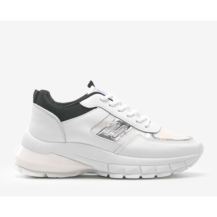 Schwarz-weiße Dana-Turnschuhe 1