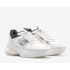 Schwarz-weiße Dana-Turnschuhe 2