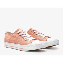 Cora pinke glänzende Sneakers rosa 1