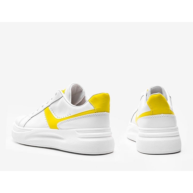 Klobige weiße Bretagne-Sneaker 1