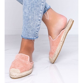 Pinke Flip-Flops mit geschlossener Vorderseite des Kinshasa rosa 1