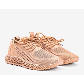 Sneakers von Pinnie Camel braun 1