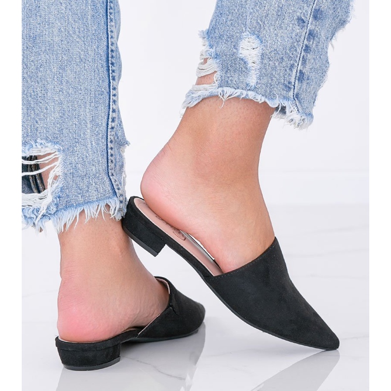 Schwarze Sandalen mit hohen Absätzen von Santiago 1