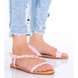 Pink Moon Holographic Sandalen für Damen rosa 1