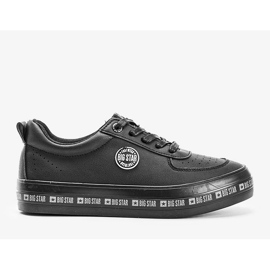 Big Star schwarze klassische niedrige Sneakers Julia 1