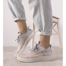 Alicante graue transparente Sportschuhe 2