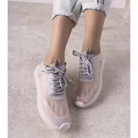 Alicante graue transparente Sportschuhe 1