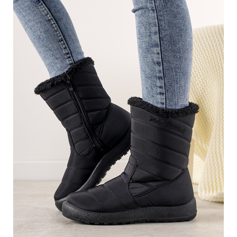 Schwarze Damen-Schneestiefel von Mirage 1