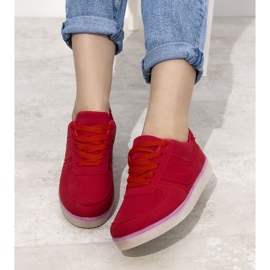 Thailand rote Sneaker mit leuchtender Sohle 2