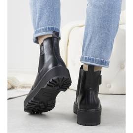 Schwarze Big Star Letizia Stiefel für Damen 1