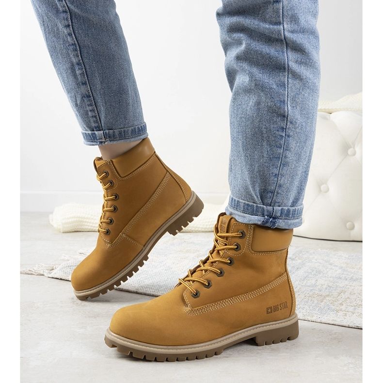 Big Star Amitee camel Damen Wanderstiefel braun 1