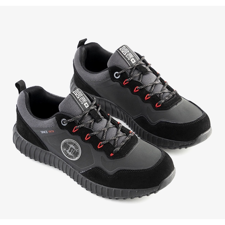 Big Star Black Florus Herren Sportschuhe schwarz 1