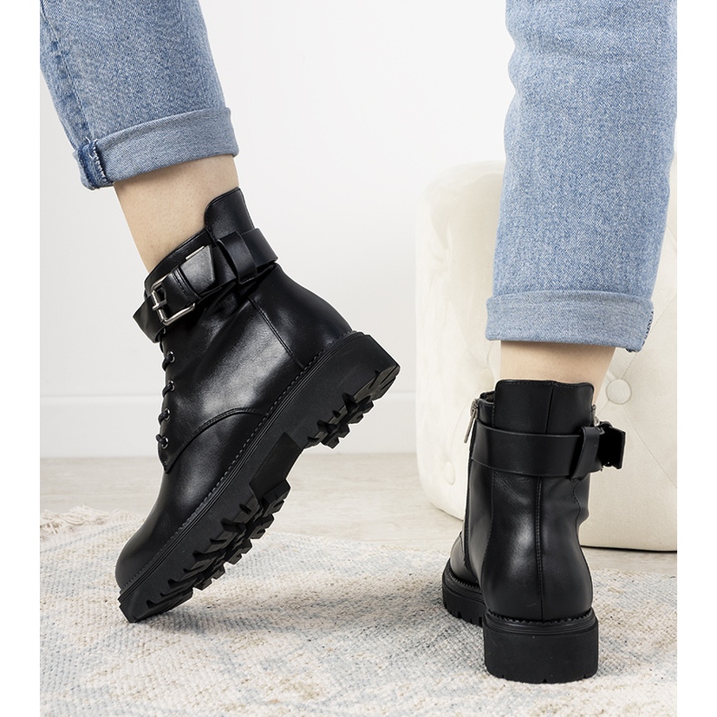 Schwarze Cross Jeans Amadis Damenstiefel 1